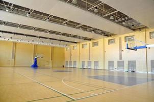 Indoor basketball court photo