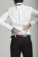 businessmen suffering from back pain