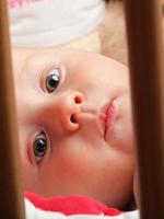 Retrato de niño bebé niño niño con ojos azules