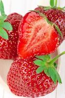 Strawberries close-up photo