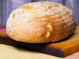 Rye bread close up