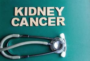 Retro styled word Kidney Cancer written with alphabets photo
