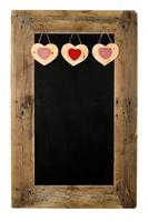 Happy Valentine's Day Love Chalkboard Restaurant Menu Board Recl photo
