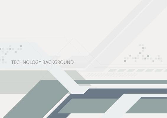 Digital Flat Geometric Background