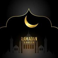 Elegant background for Ramadan Kareem vector