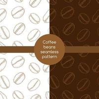 Coffee Beans Seamless Pattern 
