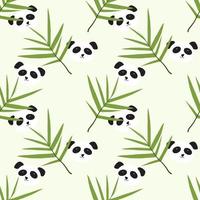 Cute Panda Pattern vector