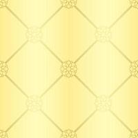 Seamless golden floral pattern background  vector