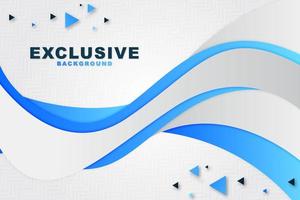 Abstract Horizontal Wave Layered Background vector
