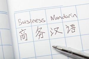 Business Mandarin photo