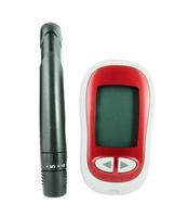 glucometer for checking blood sugar levels photo