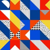 Geometric Colorful Quilt Background