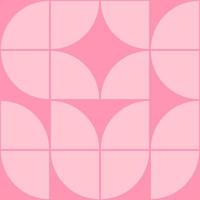 Pink Retro Geometric Shapes