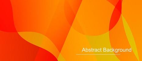 Abstract Orange, Red, and Yellow Dynamic Shapes vector