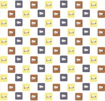 Megaphone Icons Seamless Pattern  vector