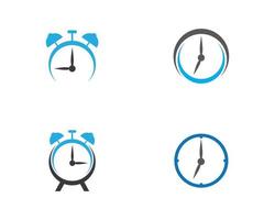 Clock Icon Set vector