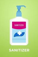 Hand Sanitizer Pump Bottle vector