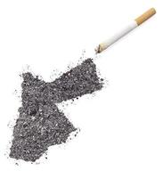 Ash shaped as Jordan and a cigarette.(series)