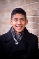 Smiling Latino Teen Boy