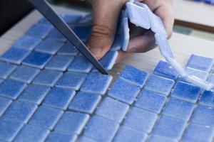 fabricación de mosaicos
