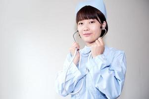 enfermeras en el trabajo sonriendo foto