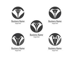 Black Tuxedo logo template vector