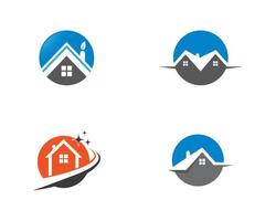 House icon logo set vector