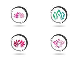 Round Colorful Logo Icon Set  vector