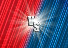 Versus screen background  vector