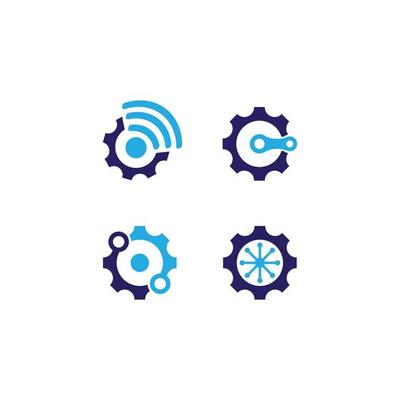 vector gear icons