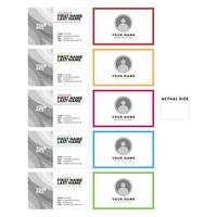 Business Card Set with Space for Image vector