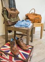 Vintage male clothing and accessories.