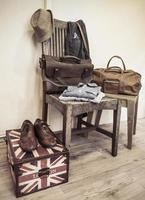 Vintage male clothing and accessories