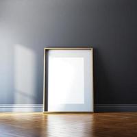 marco de imagen en blanco y luz solar
