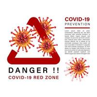 Lockdown and COVID-19 Prevention vector