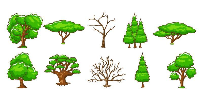 Green Tree Vector Art, Icons, and Graphics for Free Download