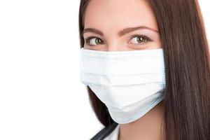 doctor wearing surgical mask photo