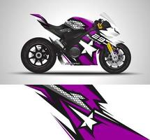 Purple vinyl sticker  vector