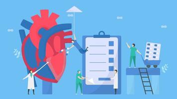 Cardiomyopathy analysis design vector