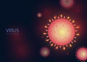 Pink Coronavirus Background vector