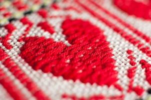 Tablecloth pattern, croatian ethnic ornament
