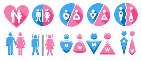 Gender Sign Set  vector