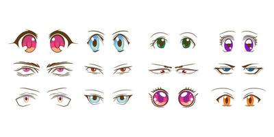 Download Eyes, Anime Eyes, Cartoon Eyes. Royalty-Free Vector