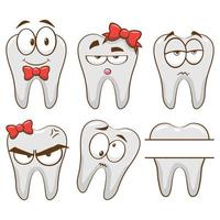 Tooth Cartoon Set 