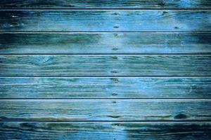 La vieja textura de madera azul con patrones naturales foto