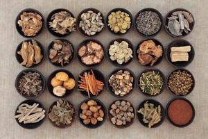 medicina herbal china foto