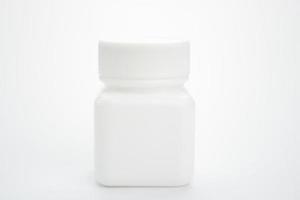 white medicine bottle