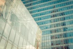 moderna oficina de negocios de rascacielos, edificio corporativo abstracto foto