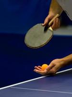 service on table tennis photo