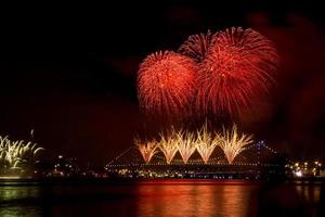 New Year Bridge Fireworks photo